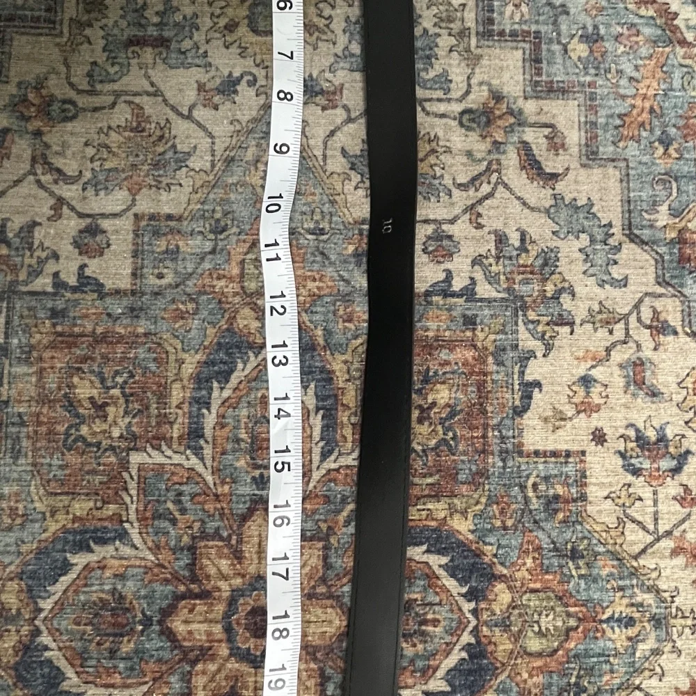 Women's Brown Vinyl Belt 37" - Picture 14 of 16